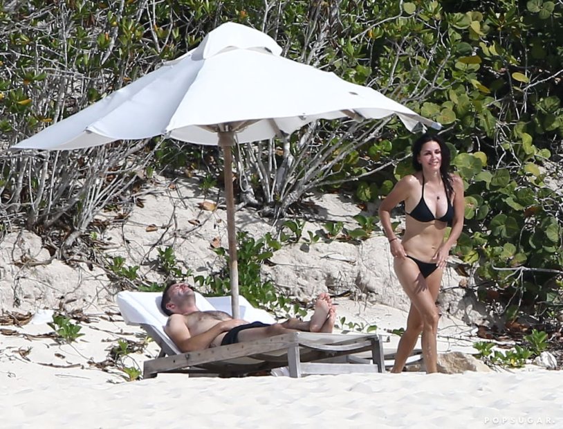 Courtney Cox in a swimsuit