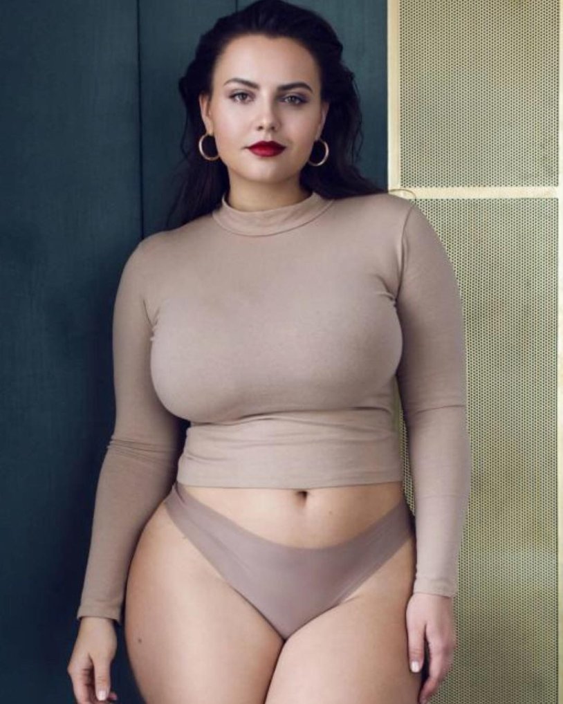 Plus-Size model Anna Krylova