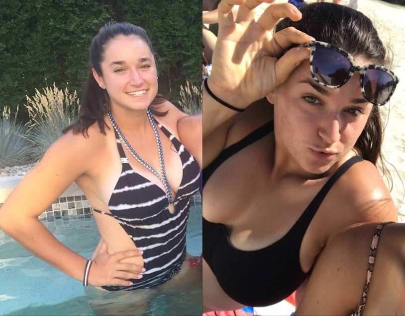 Caroline Dolehaid in a swimsuit