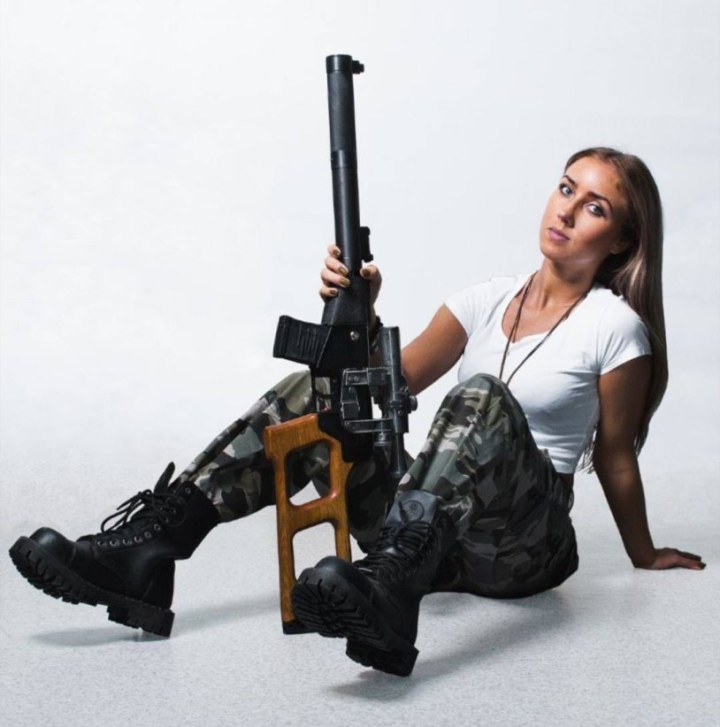 Masha Matyukhina, sniper