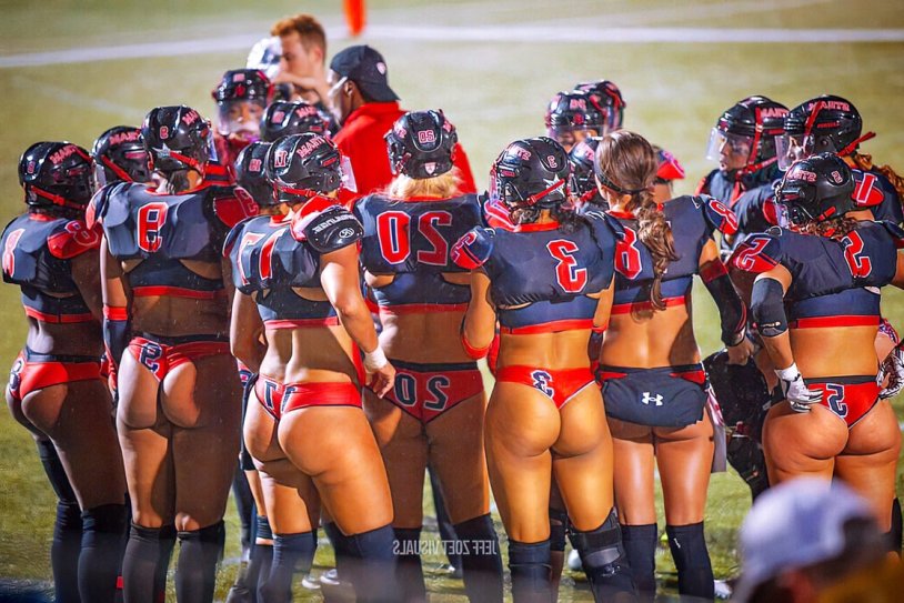 American football nude