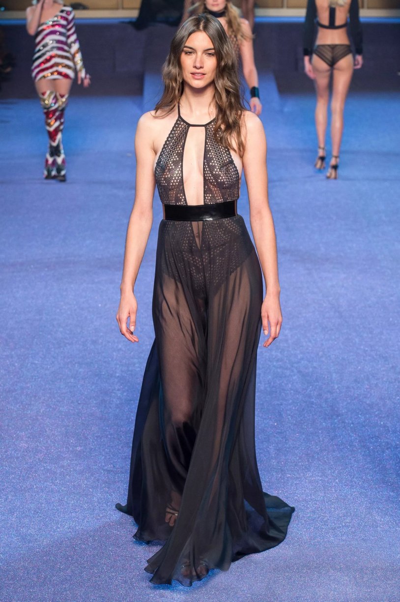 Models on the catwalk