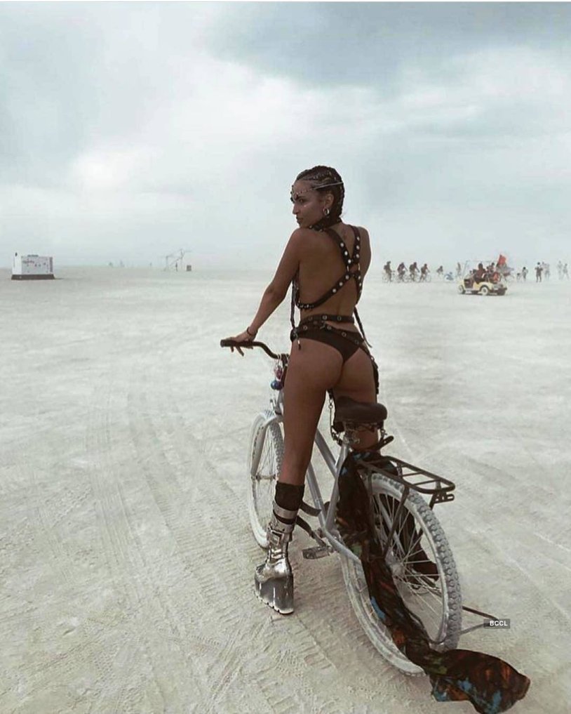 Burning Man Bikini Girl