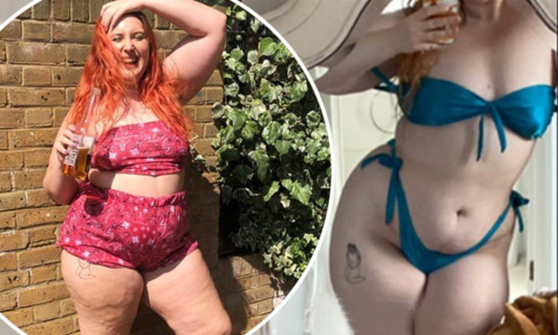 Emma Kinny on the beach