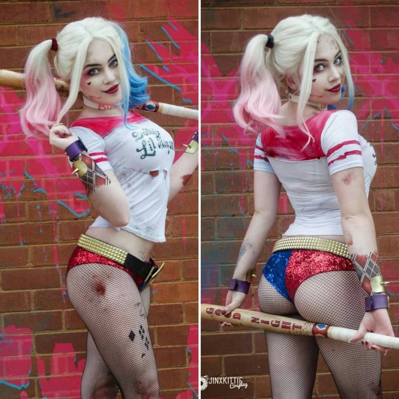 Harley Quin in underwear