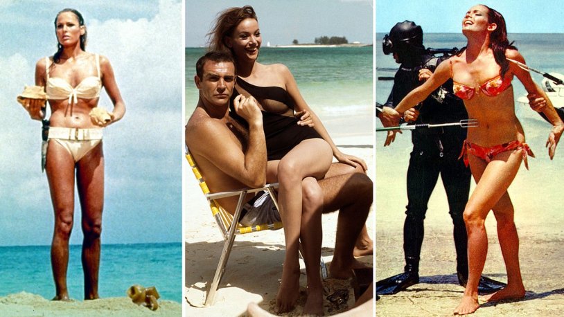 Ursula Andress James Bond in a swimsuit