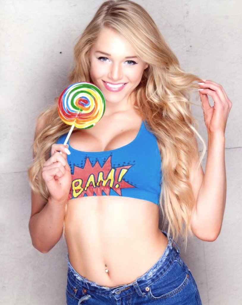 Courtney Taylor in a swimsuit