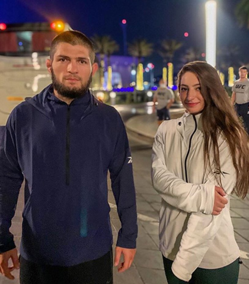 Liana Jodge and Khabib Nurmagomedov