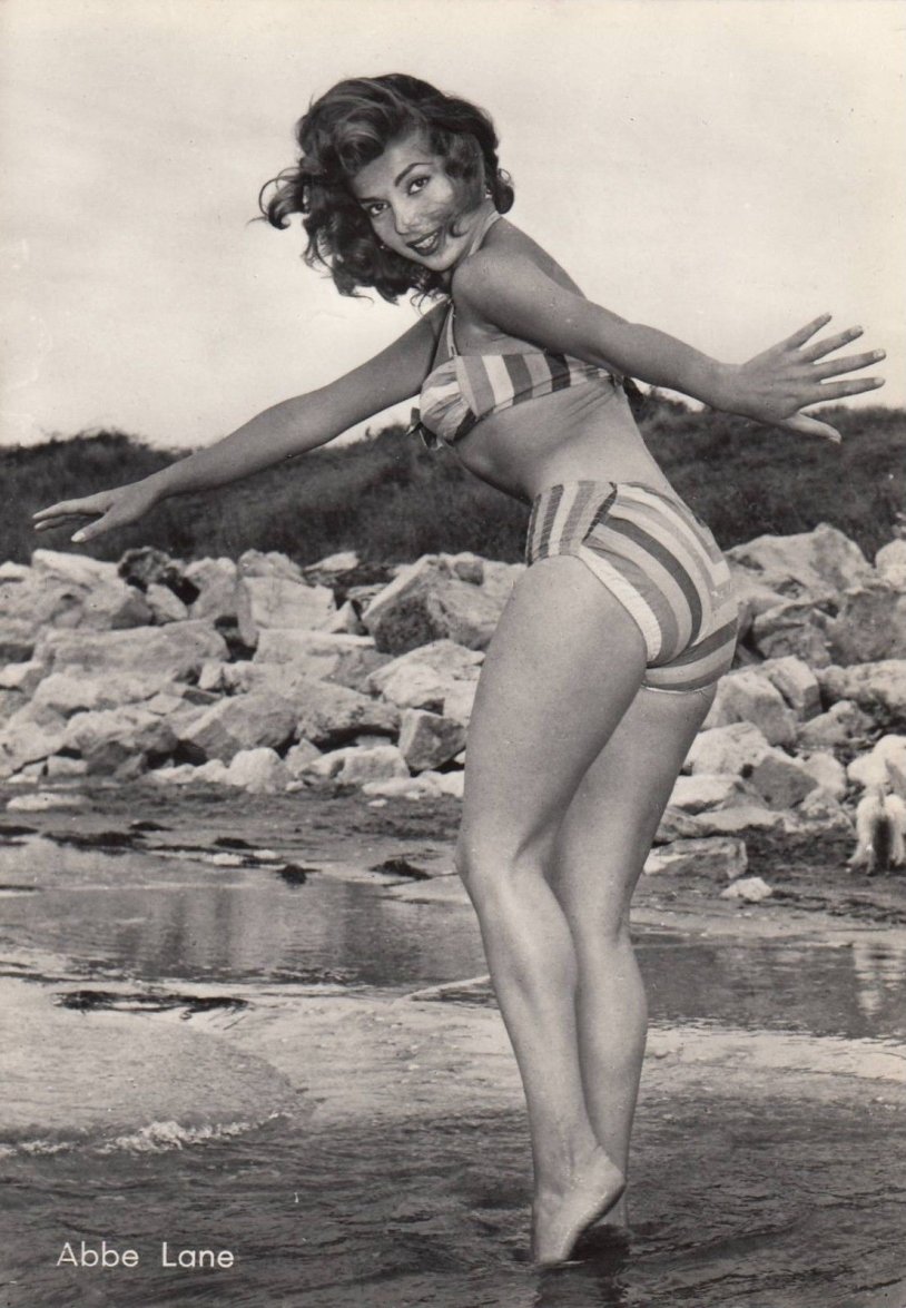Barbara Stanwick in a swimsuit