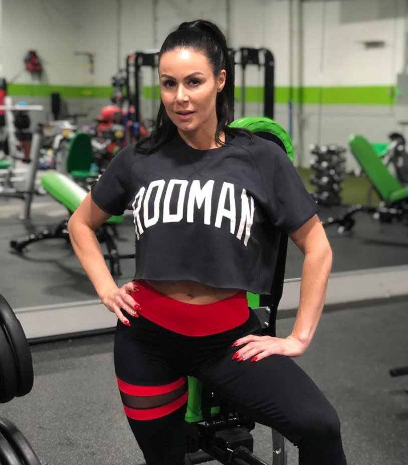 Kendra Last in the gym