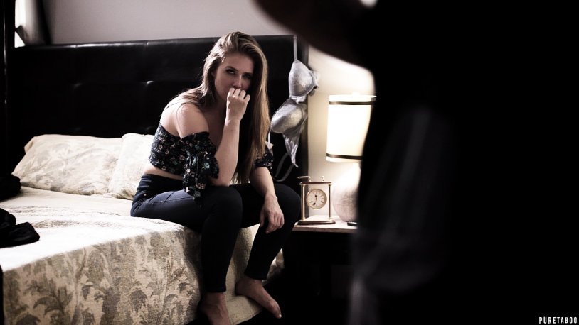 Blonde in Puretaboo office