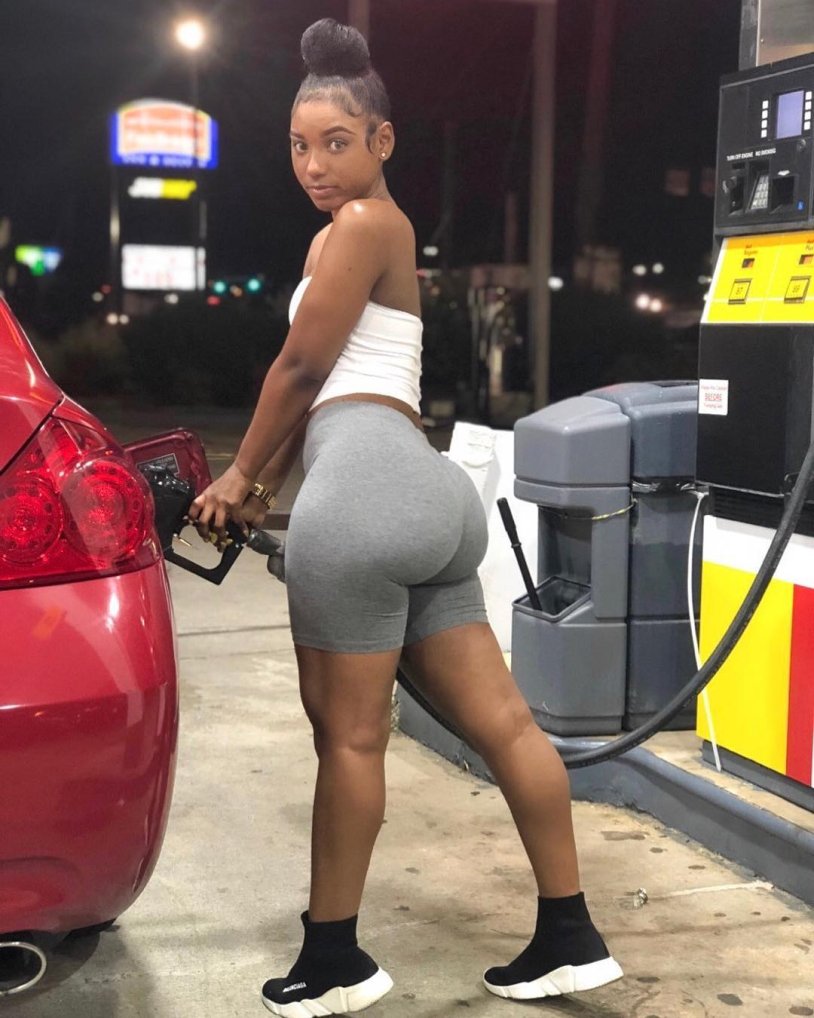 Black girl with hairy