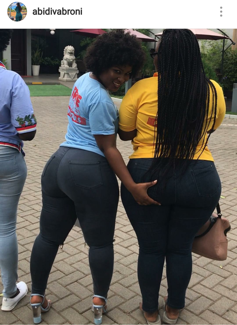 Thick black women with a big booty