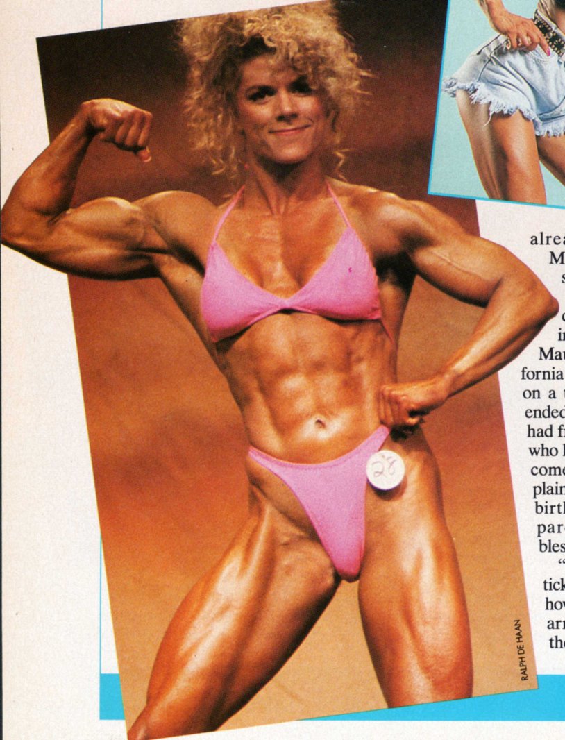 The bodybuilder Heather Tristany