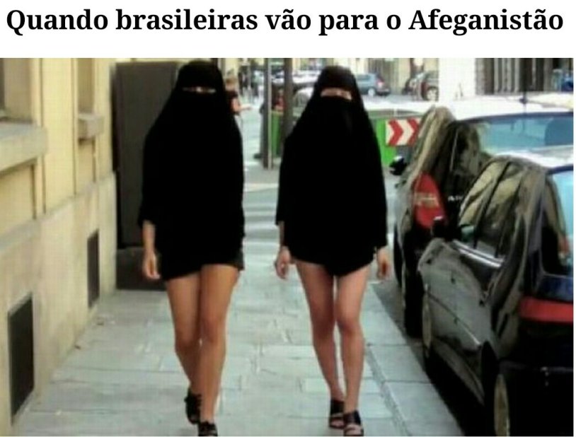 Muslims in short skirts