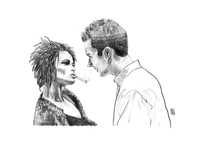 Marla Zinger and Tyler Derden