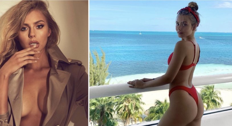 Daria Tulyakova in a swimsuit