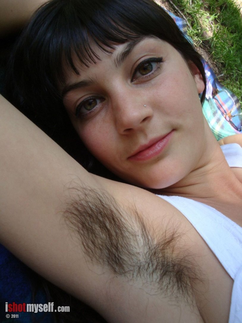 Natural hairy women