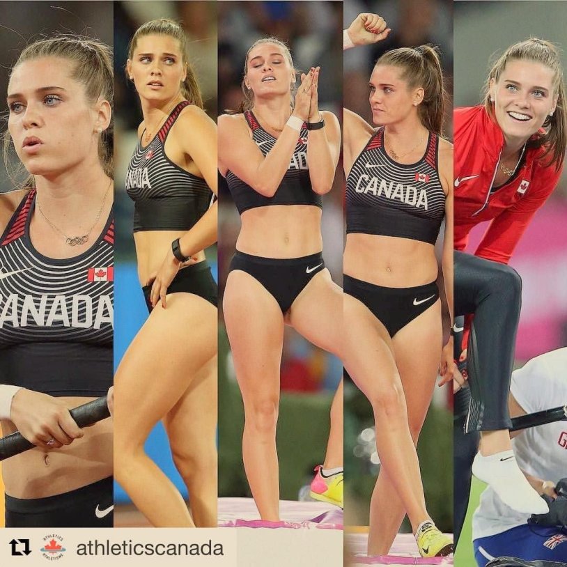 Canadian jumping jacket Alisha Newman