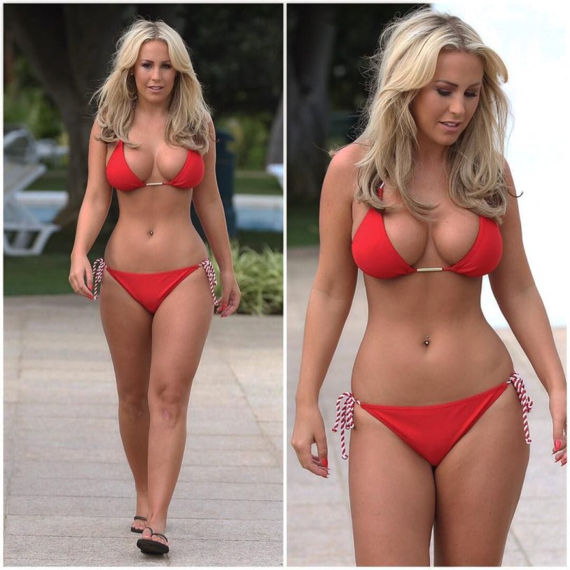 Thin girls with a pear figure