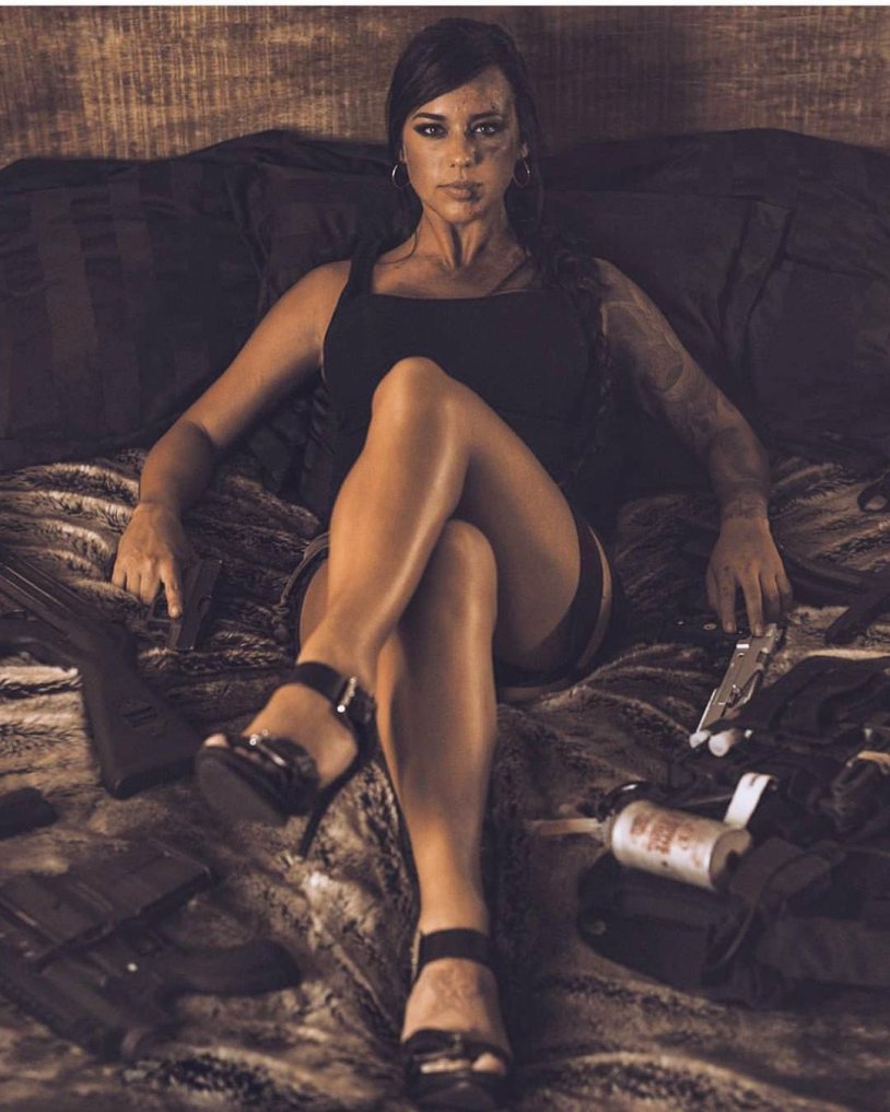 Alex zedra in a dress