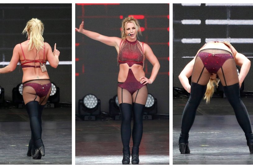 Britney Spears crashed