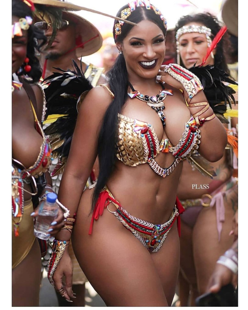 Big breasts of the carnival