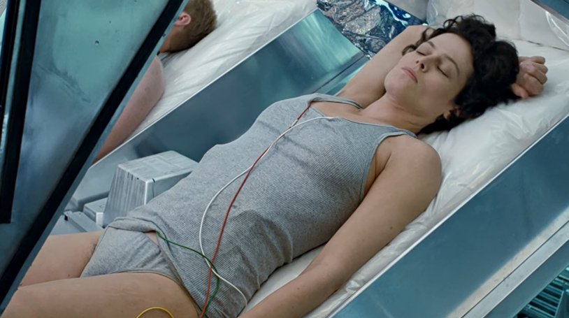 Ellen Ripley in underwear