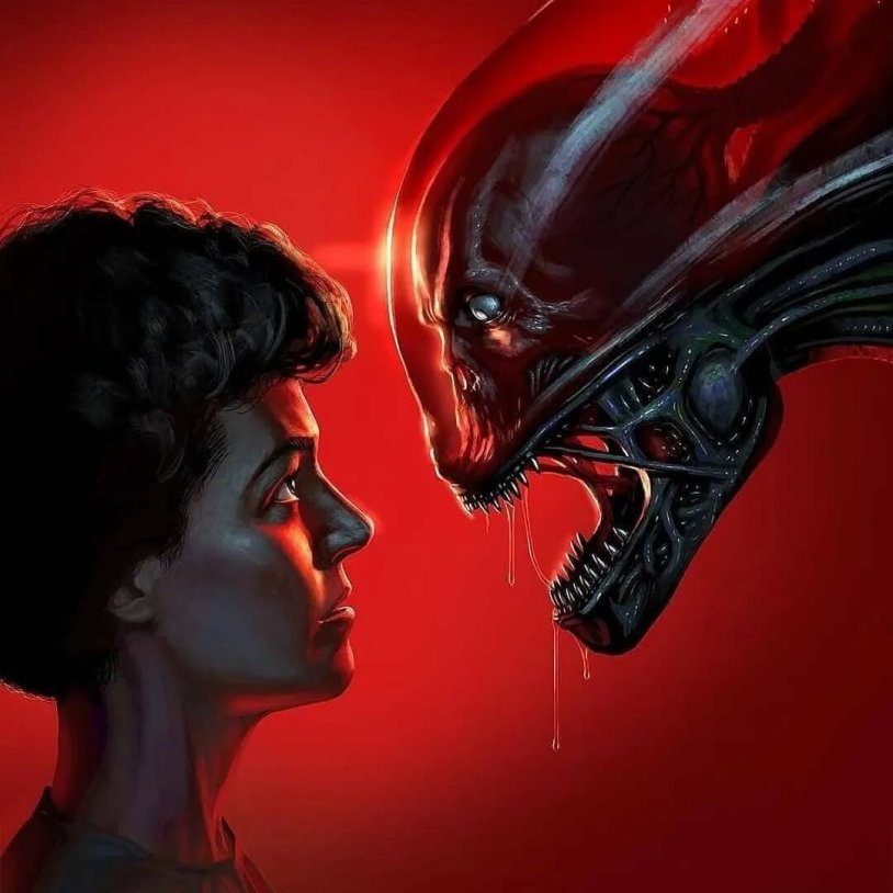 Xenomorph and Elien Ripley