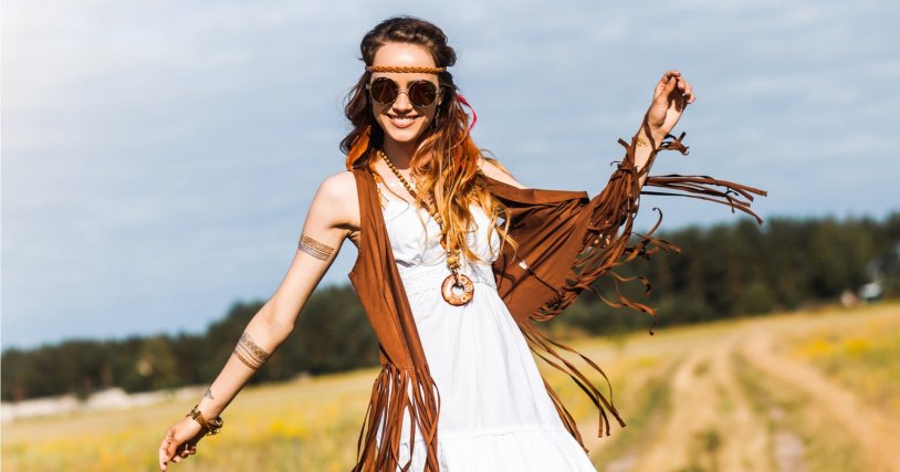 Boho -style girl