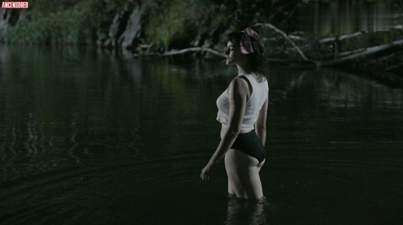 Hannah Mikuts in a swimsuit