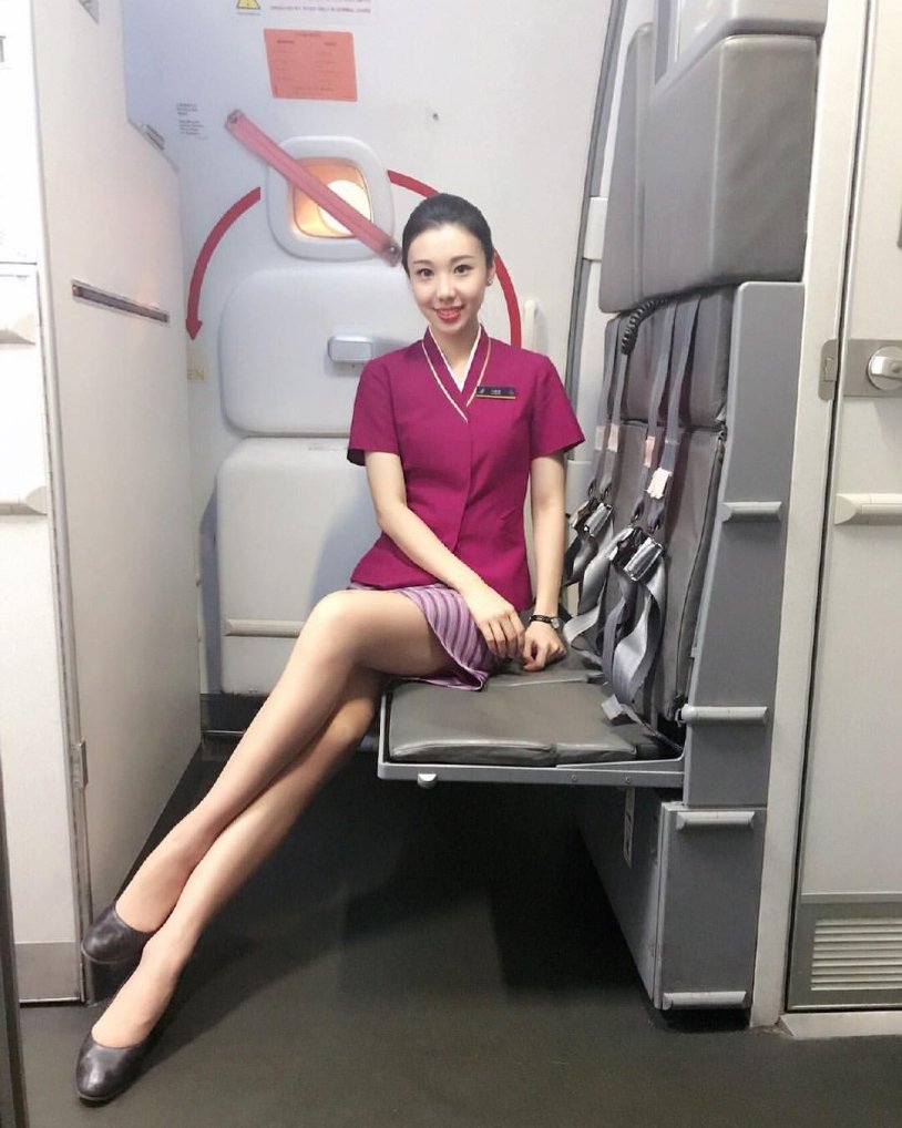 Beautiful stewardesses legs China