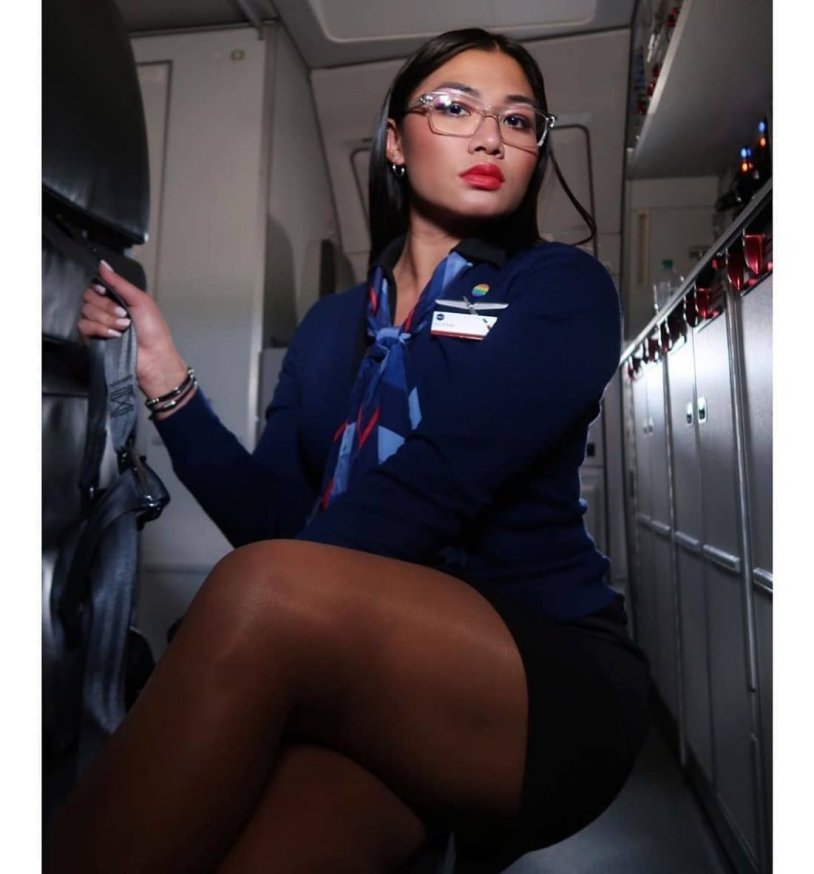 Claire Castel flight attendant
