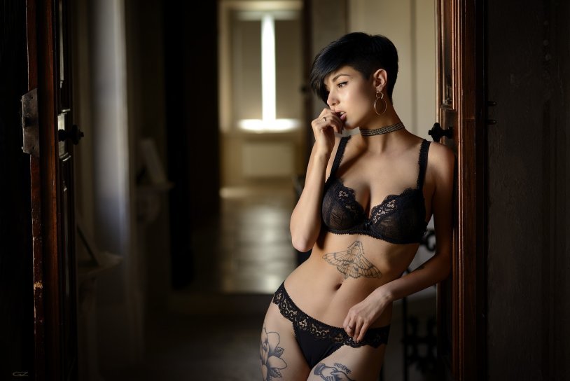 Georgia Soleri in underwear