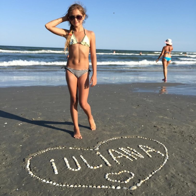 Juliana coast in a swimsuit