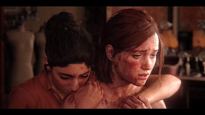 The Last of US 2 Ellie and Dina Kiss