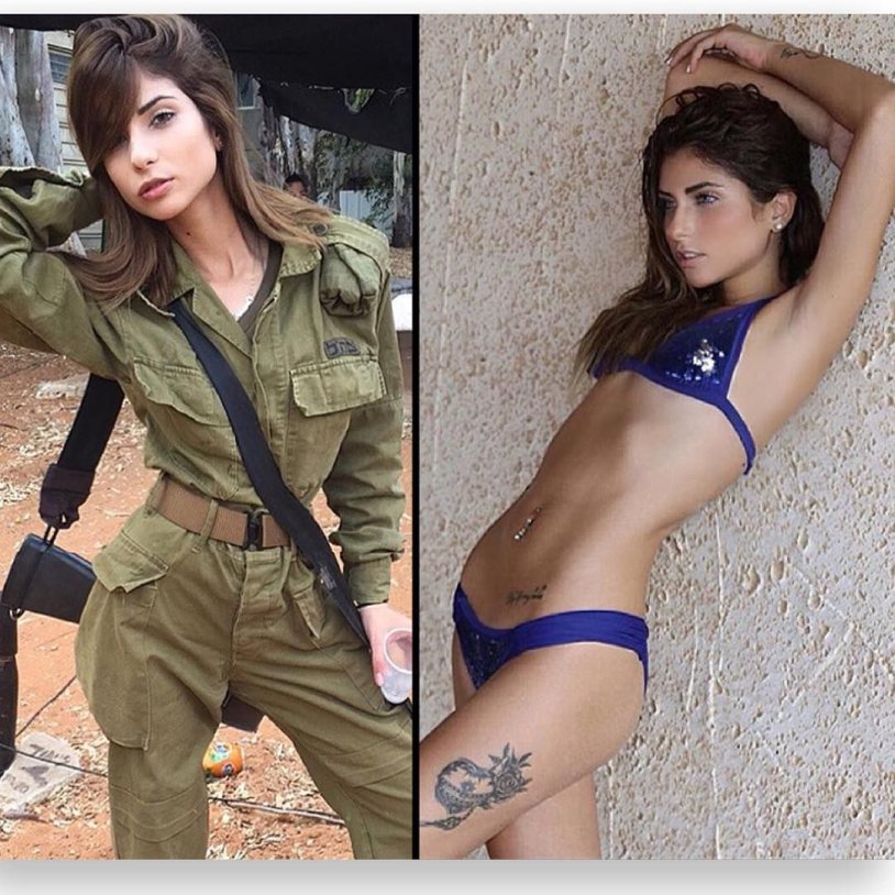 Abella Deanger in the Israeli army
