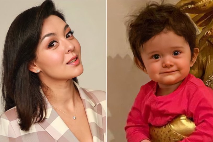 Marina Kravets with her daughter