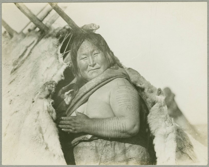 Naked Chukchi women