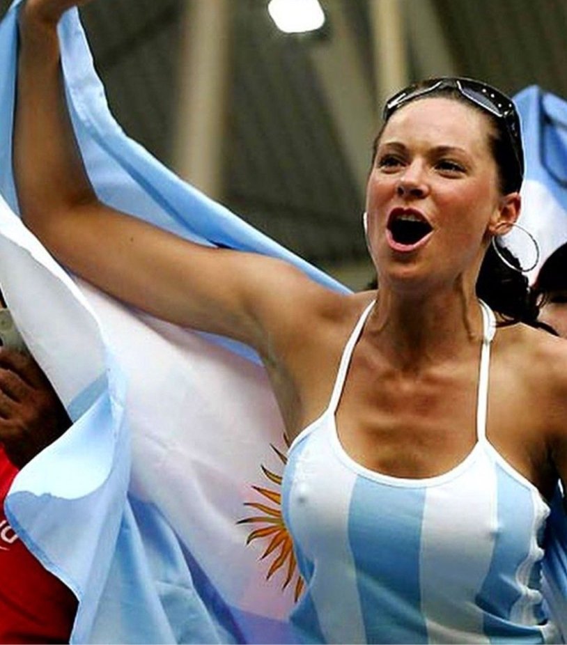 Football fans of the Argentine national team
