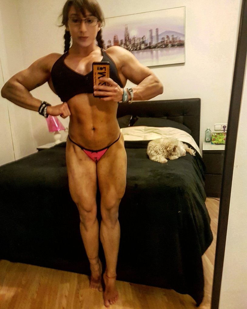 Karyn Bayres in a dress