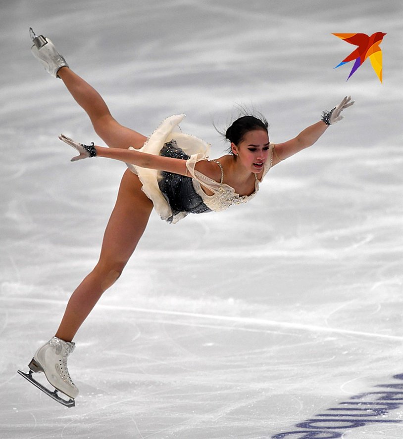 Naked skaters on ice