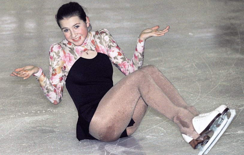 Irina Slutskaya skater in his youth