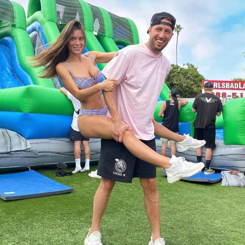 Lana Rhodes and Mike