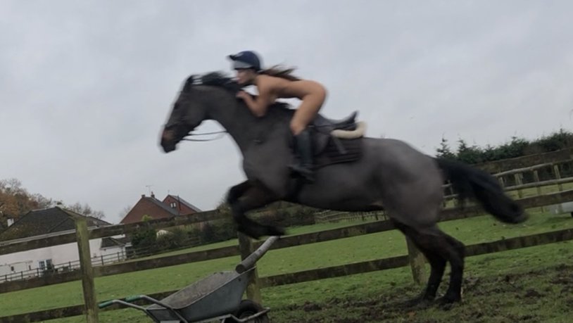 Georgie Grace on a horse