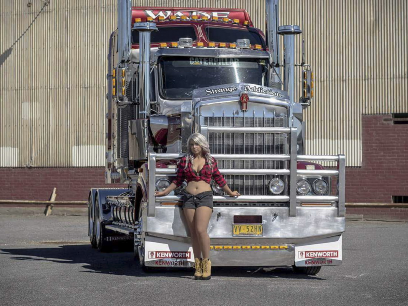 . Bluez Williams is the most beautiful trucker