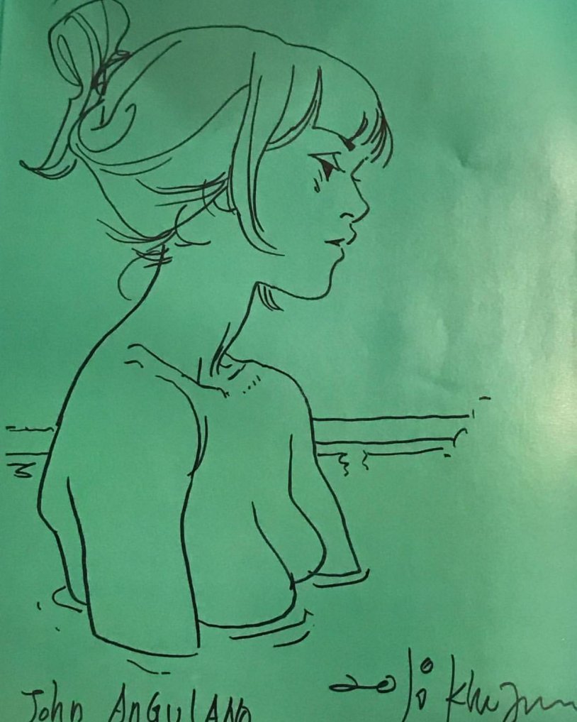 Sketch of the female figure