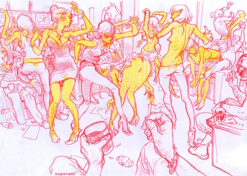 Sketch drawings for corporate