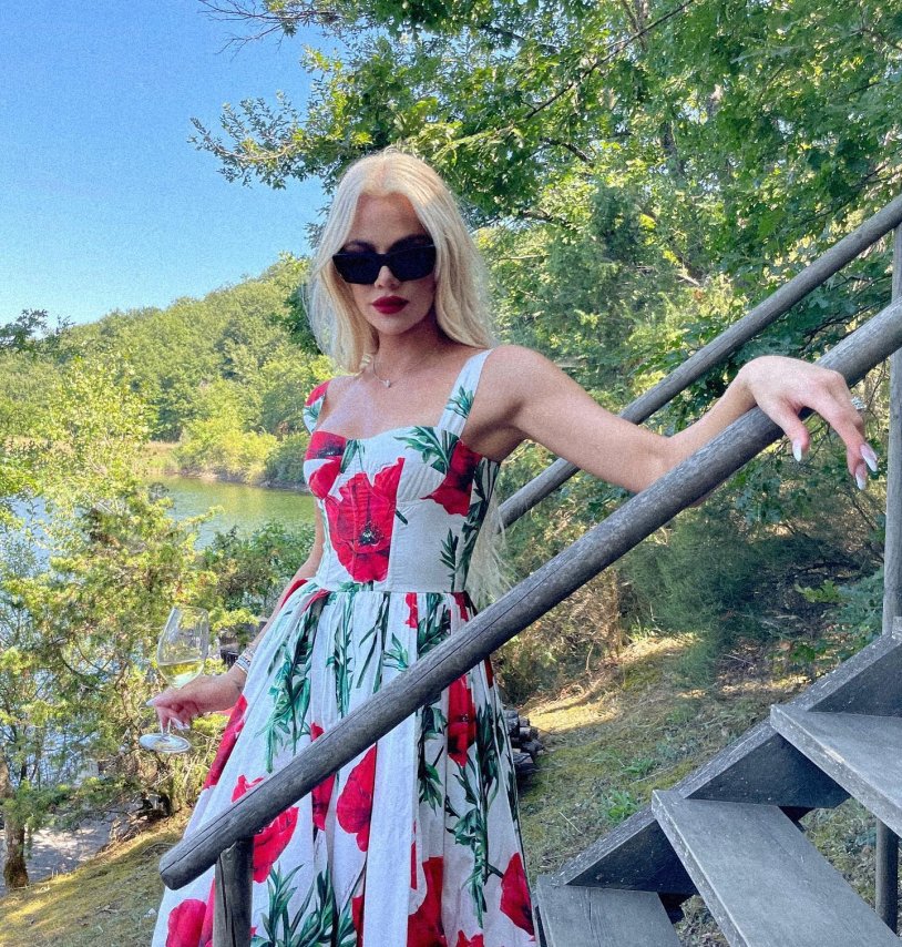 Dress with Maki Dolce Gabbana