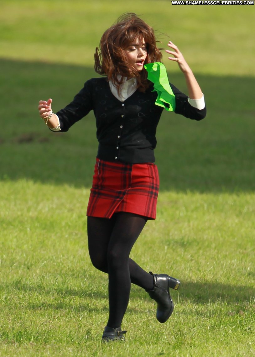 Jenna Coleman tights